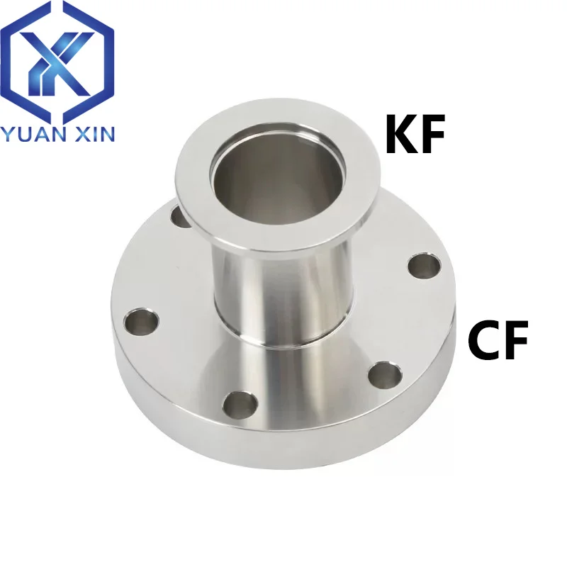 

CF to KF high vacuum flange adapter accessories conversion straight-through reducer knife-edge flange KF16 CF16