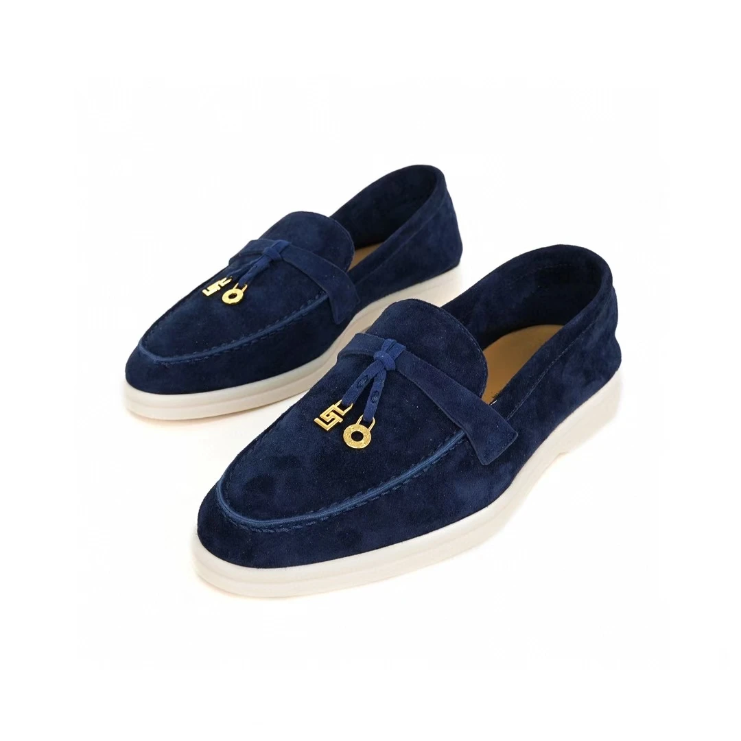 

Летняя прогулочная женская повседневная обувь, женская обувь из кожи оленя для вождения и туризма, обувь для отдыха, женские лоферы, мокасины на плоской подошве для ленивых