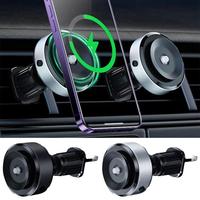 Vacuum Adsorption Car Phone Holder 15W QI Wireless Phone Charger for iphone Car Air Vent Mount Fast Charging For Magsafe L2M3