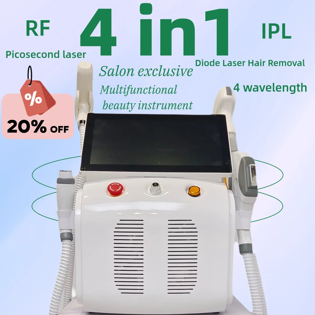 

Диодный сопрано 4 в 1, удаление волос, пикосекундный фотон, омоложение кожи, лифтинг и укрепление, салон красоты, посвященный 4 длины волны, 4