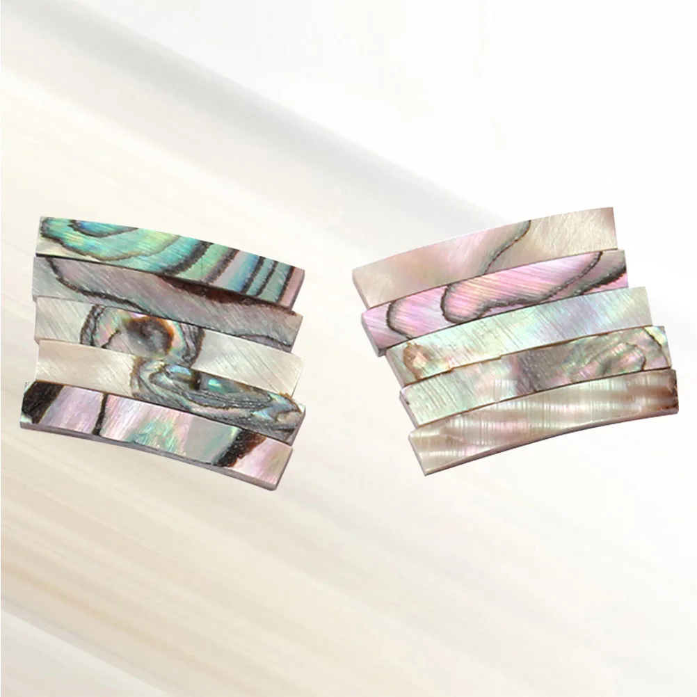 

10Pcs Abalone Shell Guitar Purfling Strip Durable Binding Maker for Guitar Ukulele Mandolin Banjo Repair Binding Strip