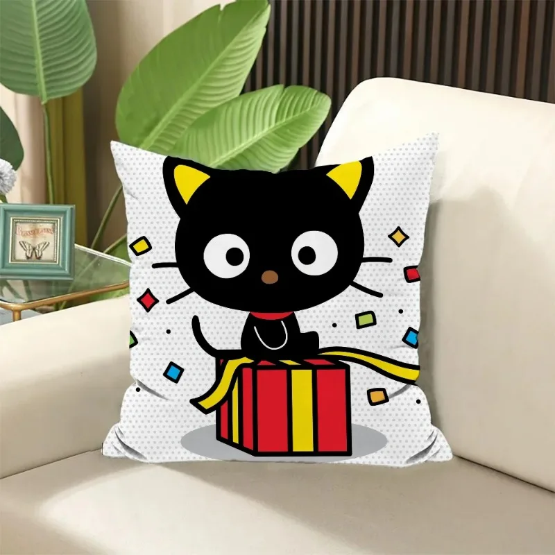 Cushion Cover Chococat Decorative Pillows for Sofa Cushions Cover Personalized Gifts Pillow Covers Decorative Home 45x45 Gift