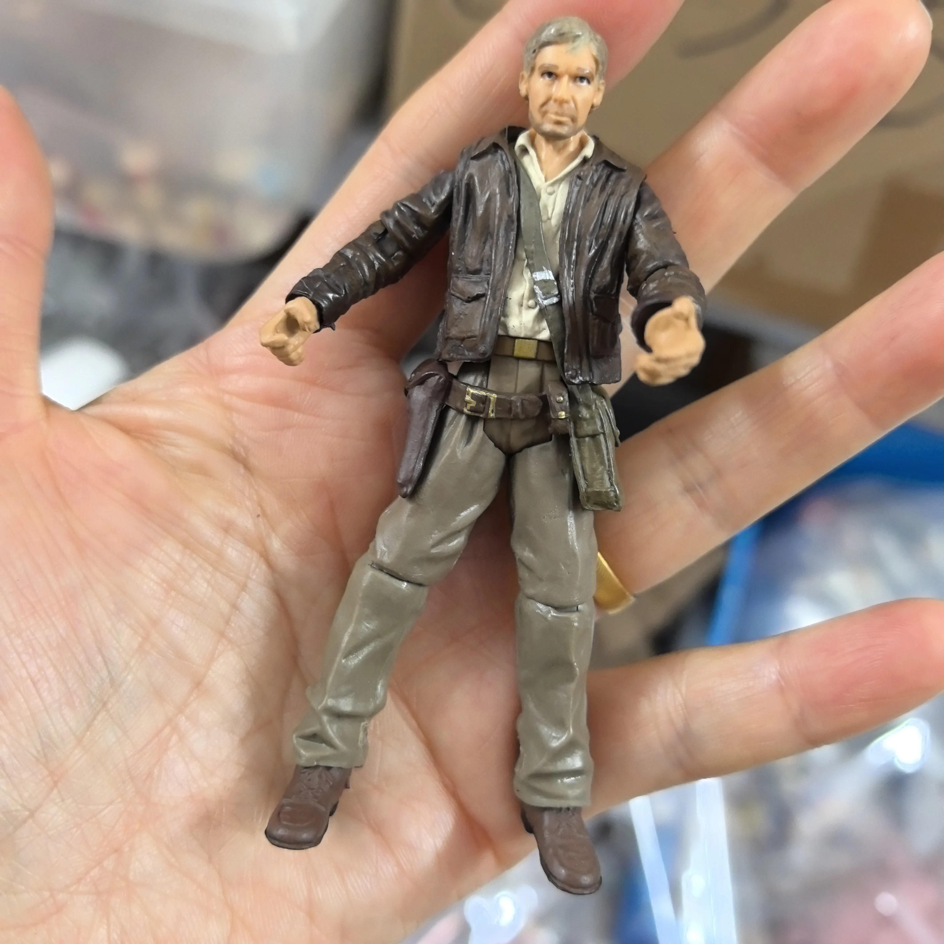 1pcs 10cm Cartoon anime Indiana Jones Action Figures Model decoration Dolls kids PVC education model for collection toys