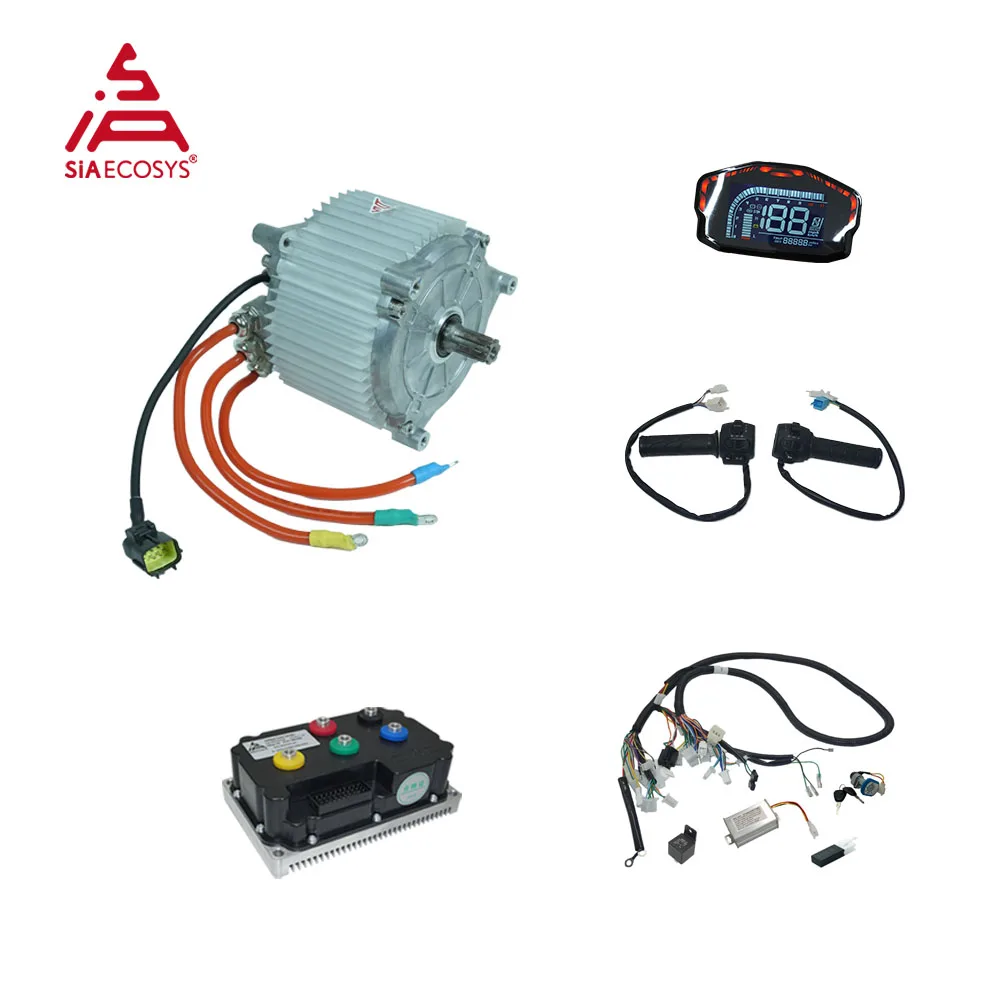 Mid Drive Motor Kit 72V 5000W - SIASZD142A-67 72V 5000W Mid Drive Motor