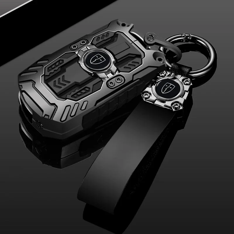 Schlüsseletui aus Zinklegierung für VW Volkswagen Polo Golf 7 Passat Tiguan MK2 Käfer Ateca Caddy T5 Flip Folding Cover Fob Autozubehör – Detail 12