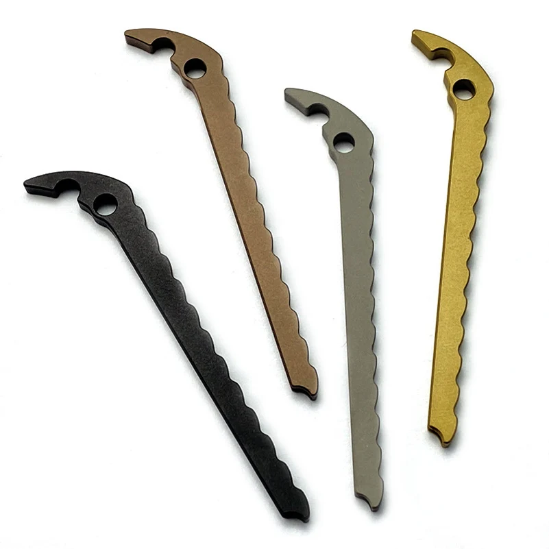 

5 Colors Custom Knife Titanium Alloy Liners Backspacer For CR Chris Reeve Small Sebenza 21 31 Knives Spine Keel DIY Making Parts