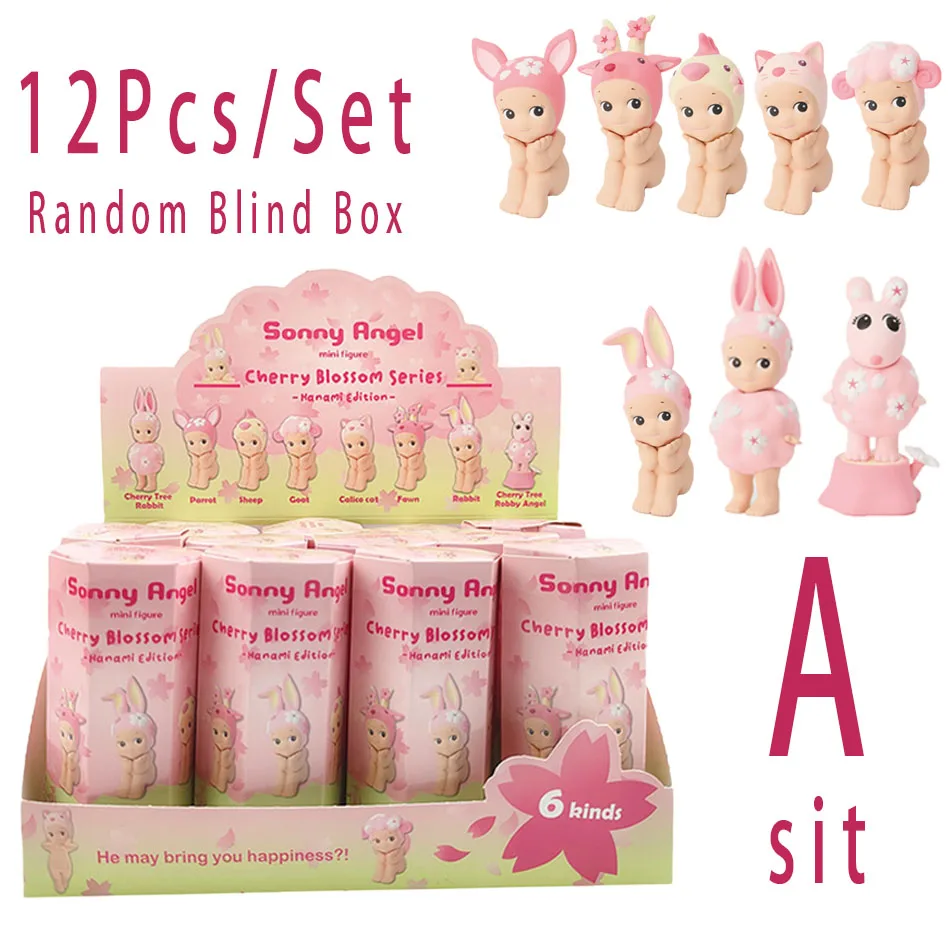 NewCherry Blossom Series Caixa Cega Hippers Mini Figura Cherry Blossom Series Action Figure Brinquedos Para Fãs Crianças Presente de Natal
