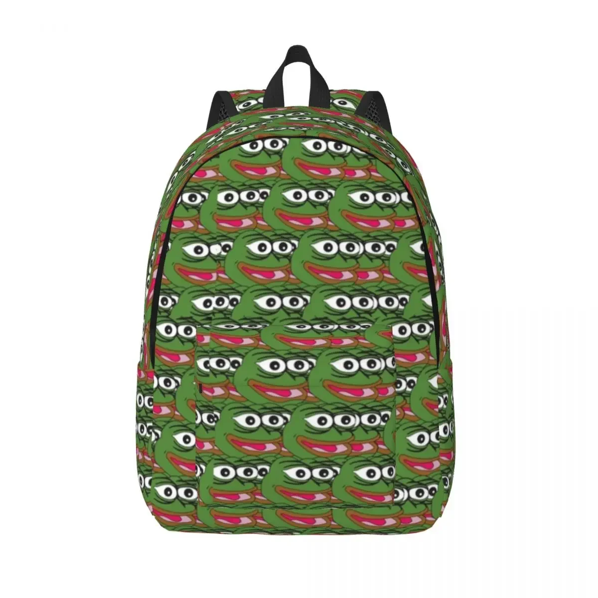 Pepe The Frog-mochila para adolescentes, bolsa de hombro para ordenador portátil, para exteriores, estudiantes, senderismo, viajes, Anime lindo, Apu, Apustaja