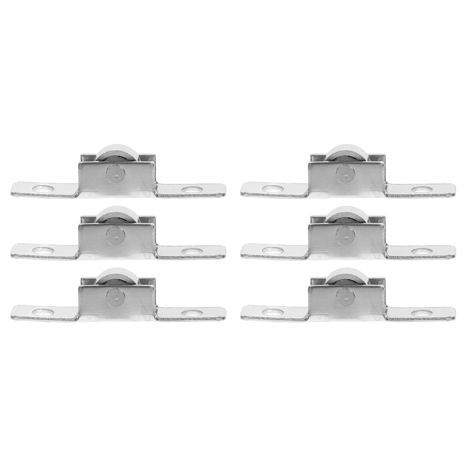 

6pcs Metal Window Roller Pulley Replacement Guide Wheel Heavy Duty Load Bearing Smooth Silent Hardware For Doors Windows Track