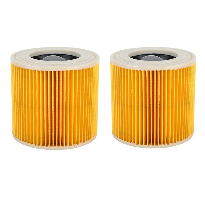 2 Piece Vacuum Cleaner Dust Hepa Filter Replacement Filtering Large Particles Accessories For A2004 2054 2204 WD2.250 WD3.200