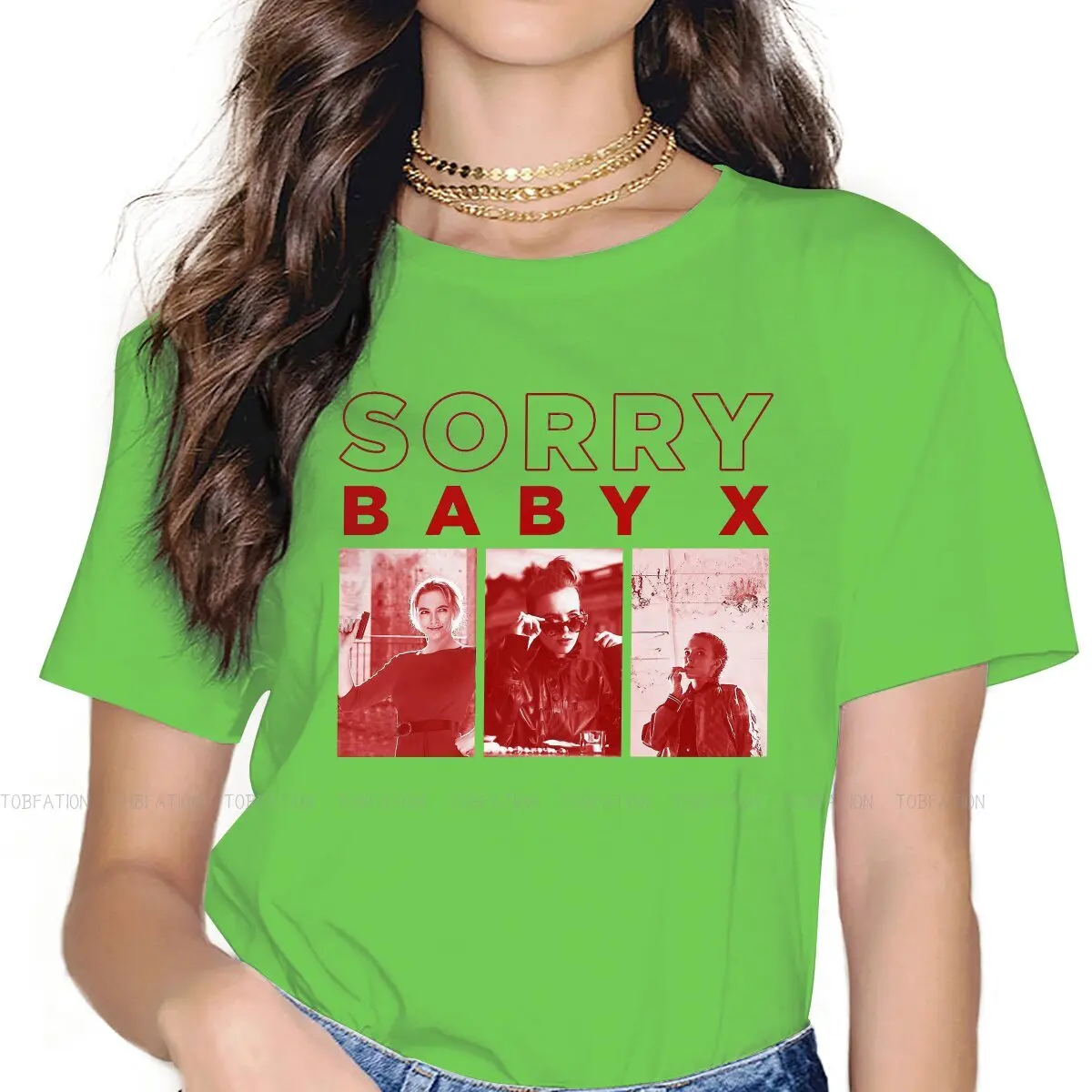 SORRY BABY X Special TShirt for Girl Killing Eve Villanelle Killer 4XL New Design Gift Idea  T Shirt Stuff Ofertas