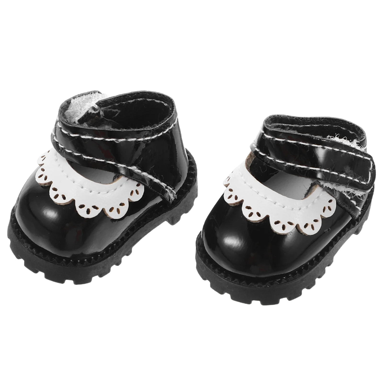 

1 Pair 17Cm Shoes Mini Pu Flat Accessories For 17 Cm Cute Kawaii Dress Up Fashion Replacement Lightweight Versatile