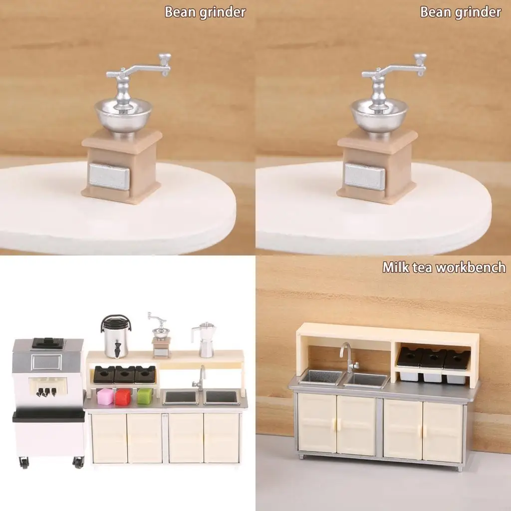 

54DF 5pcs Realistic 1/12 Miniature Convenience Store Doll House Cafe Scene Accessories