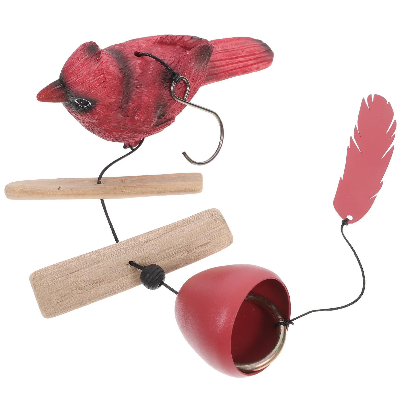 

Iron Resin Wind Chime Pendant Hanging Bird Bell Outdoor Garden Yard Balcony Home Wedding Decoration Wind Bell nament