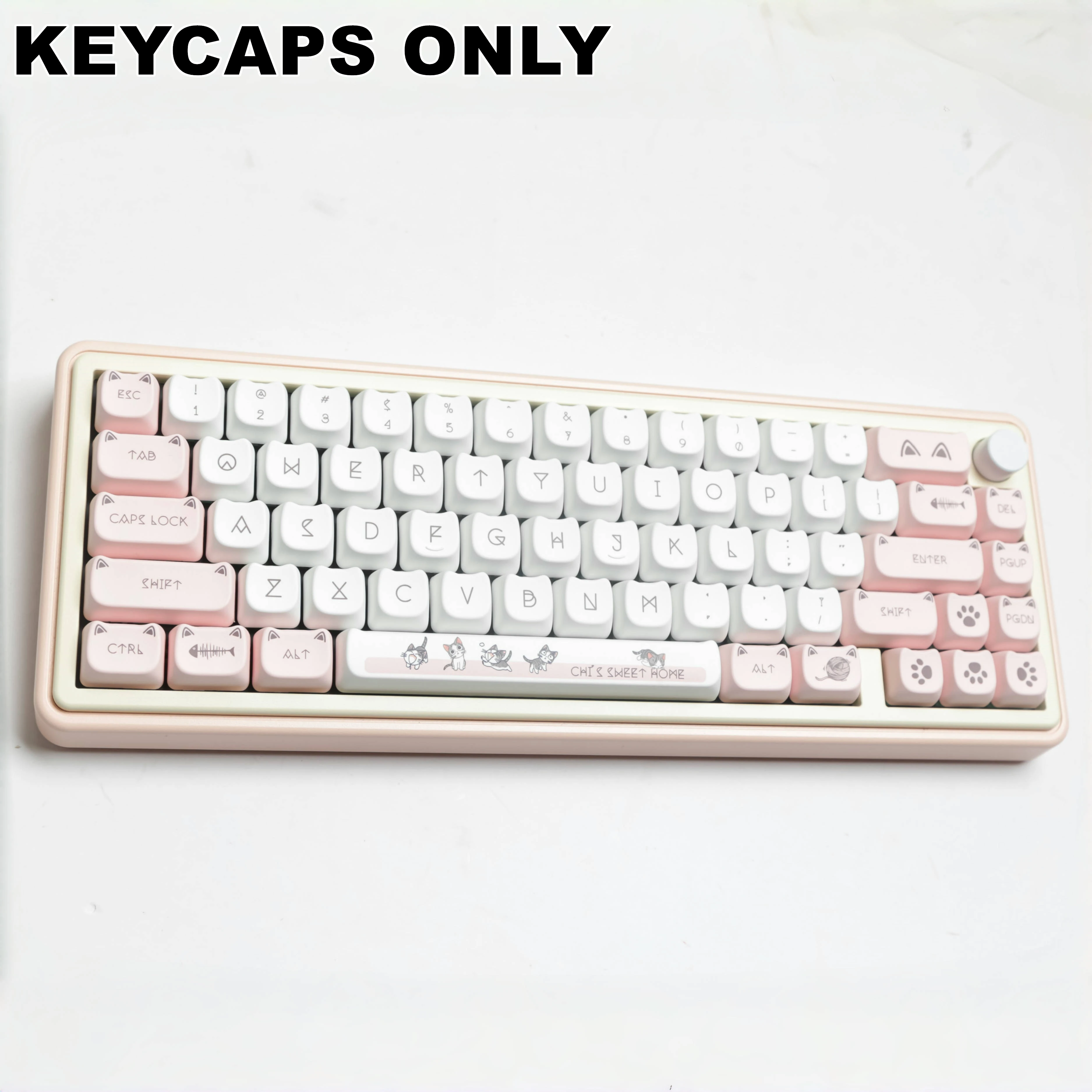 ชุดคีย์บอร์ด140ปุ่มสำหรับ MX Cherry Gateron, ชุดคีย์การ์ด PBT ย้อมสีโปรไฟล์ MAO