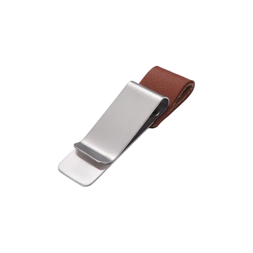 Office Accessories Stainless Steel Bookmark Notebook Paper Folder Pencil Holder Pen Loop Pen Holder Memo Clip Pencil Clip