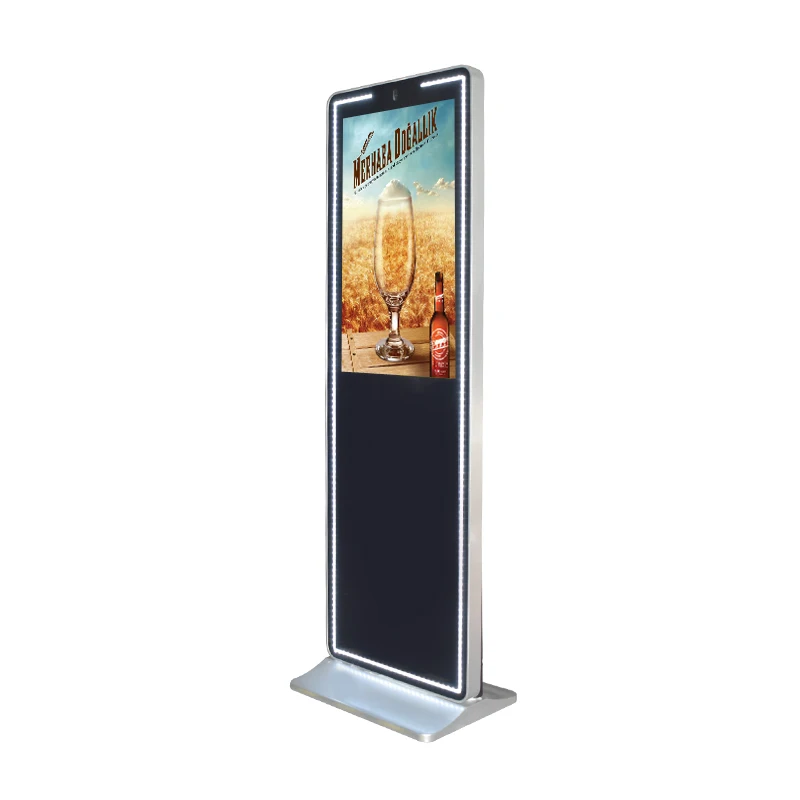 32 Inch LED  Floor-Standing Interactive Digital Signage Kiosk for Advertising and Information Display