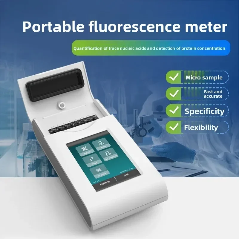 Multi-channel 96-well fluorometer, high-throughput fluorometer module