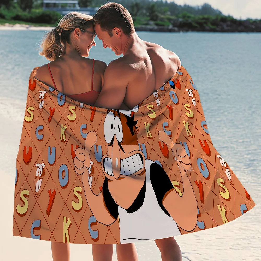 Game Pizza Tower Cartoon The Noise Towel Quick Drying Beach Towels Are Suitable For Swimming Pools Camping Yoga And The Gym