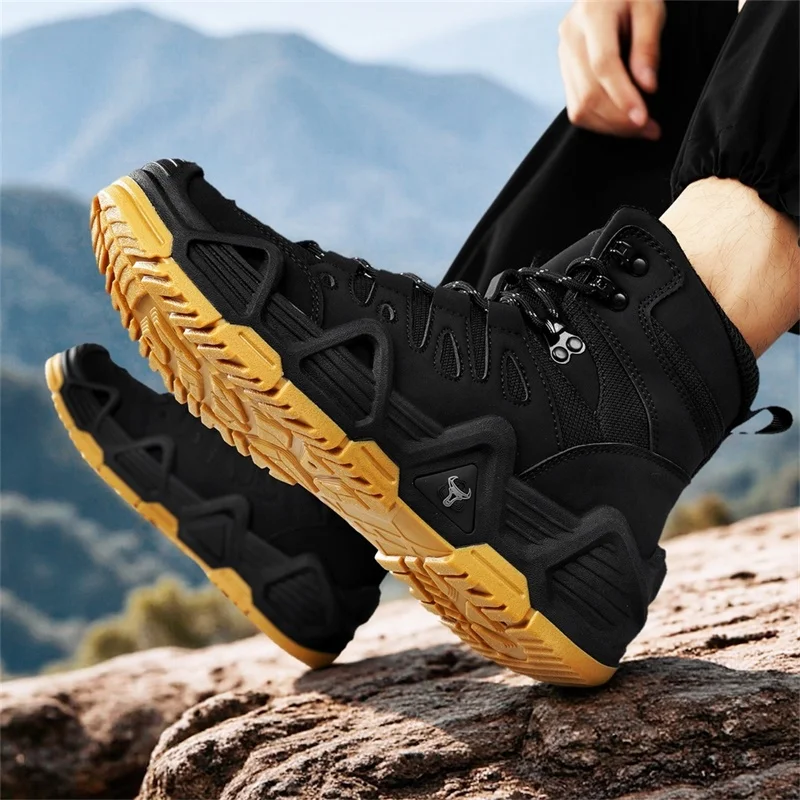 Large Size Outdoor Travel Shoes New 2025 Direct Shipping Wish Cross-Border Shoes Comfortable Leather Casual Footwear for Adults