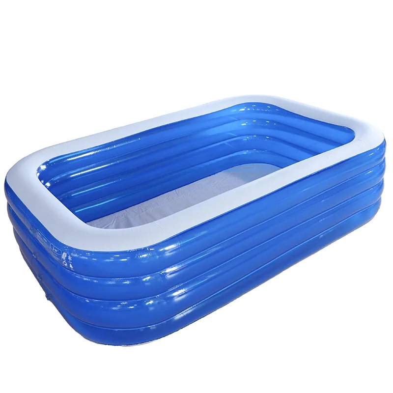 

Customized Size Rectangular Shape Wireless PVC Inflatable Swimming Pool 3m