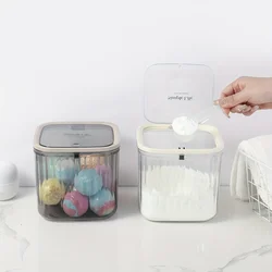 Set of High Capacity Plastic Jars, Laundry Organization Storage Boxes, Laundry Detergent Storage Container with 1 Scoop