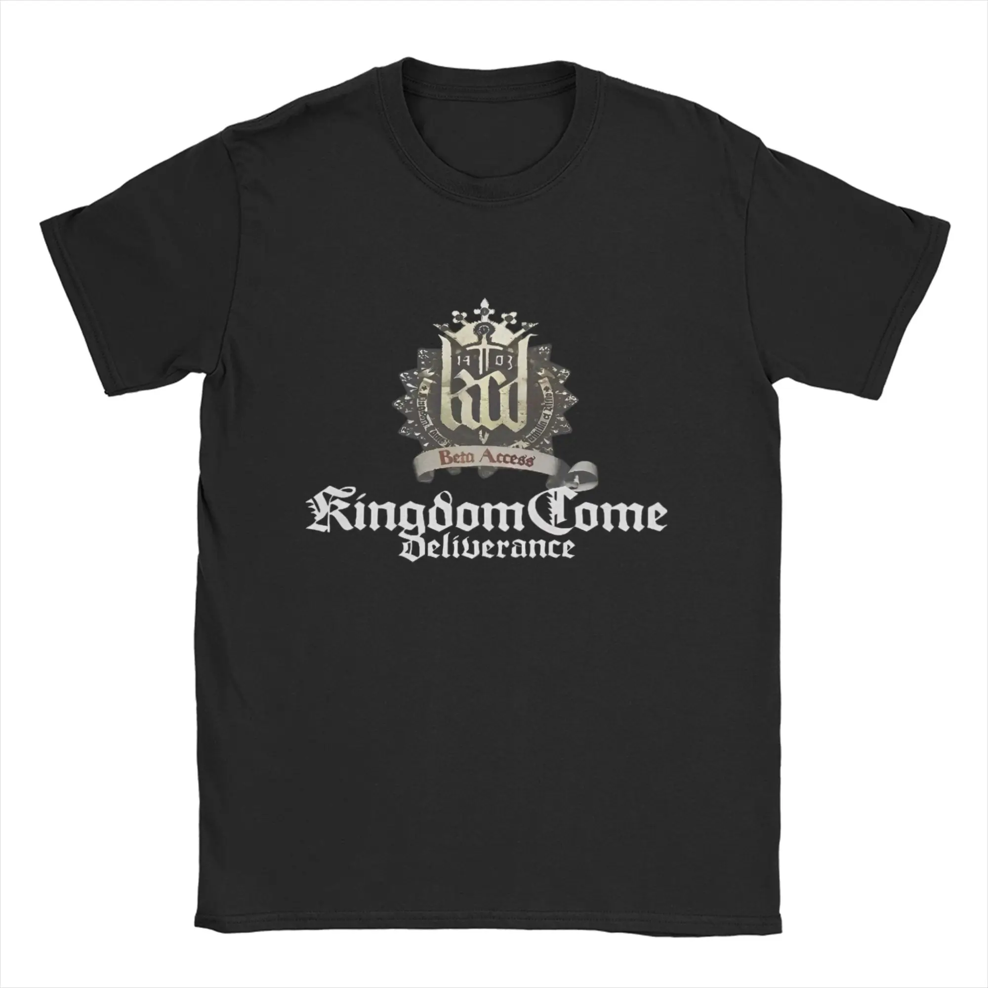 

Kingdomed Come Deliverance T-Shirt Men Vintage 100% Cotton Tee Shirt Crew Neck Short Sleeve T Shirts Gift Idea Clothing