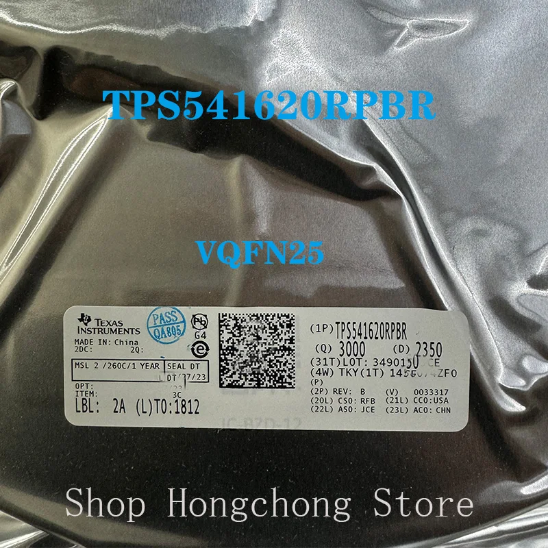 

NEW TPS541620RPBR TPS541620R TPS541620 VQFN25 Switching Voltage Regulators 4.5-V to 15-V advan ced current mode du INTEGRATED IC