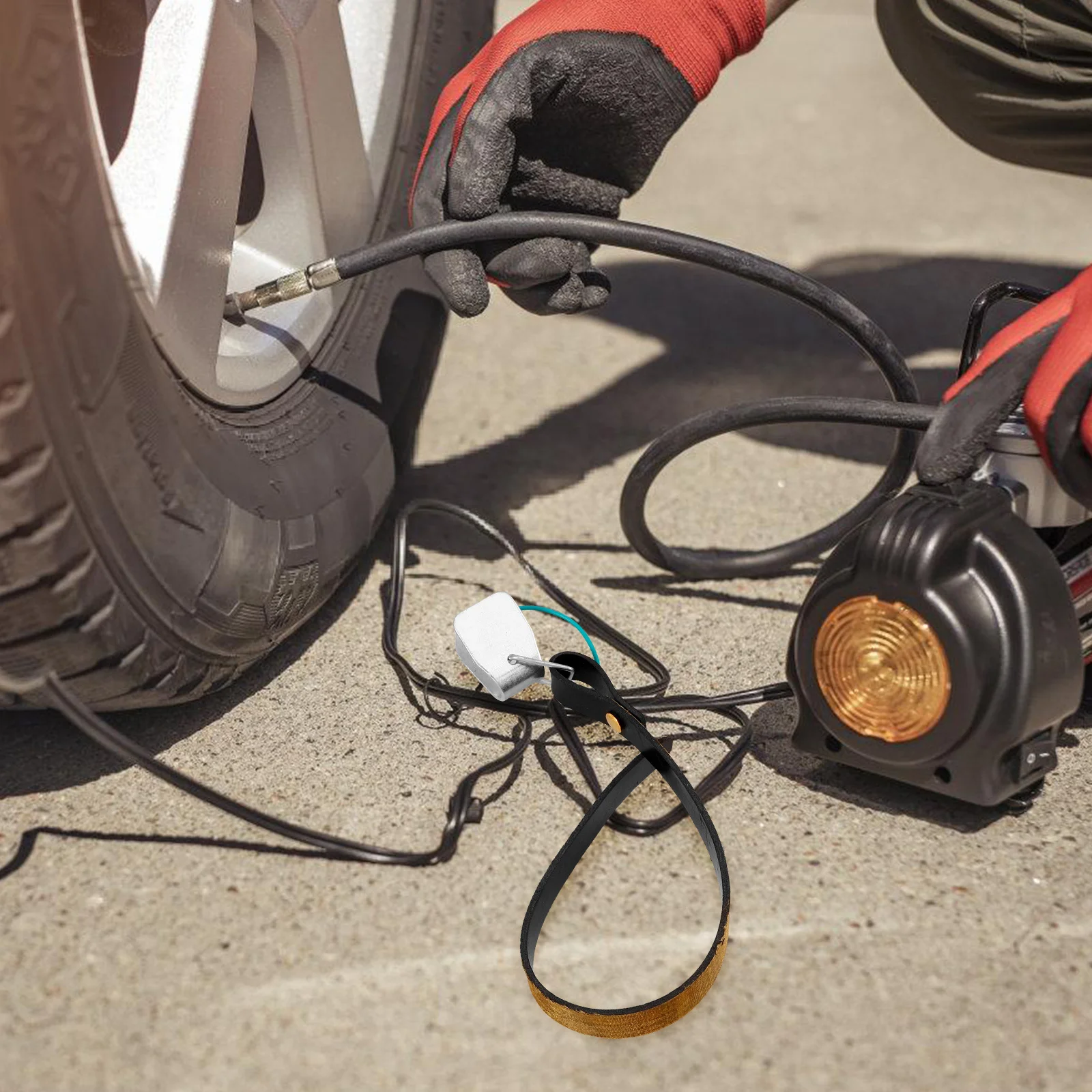 Car Ground Strap Static Eliminator for Vehicles Rubber Mounting Belt No Aesthetic Impact Protects Electronics from Electrical