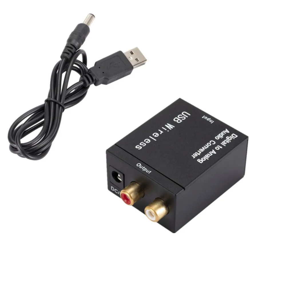 Audio Power Amplifier Digital To Analog Audio Converter Decoder Optic/Coaxial SPDIF for ATV DAC Amplifier ABS RL Audio