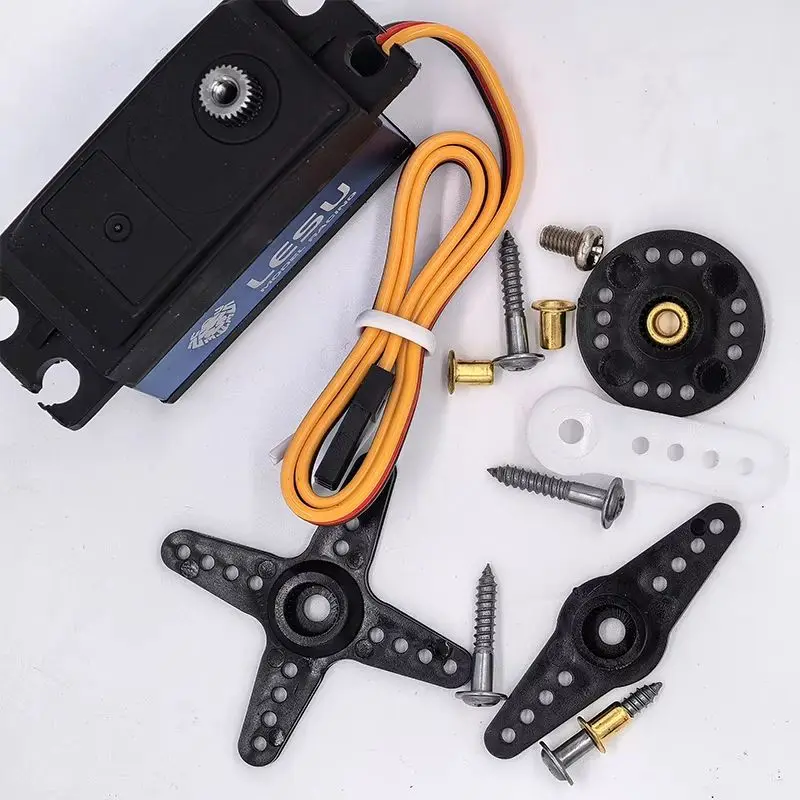 Good Time LESU Model High Torque 14kg Titanium Metal Gear Steering Lock Differential Servo Rc Accessories