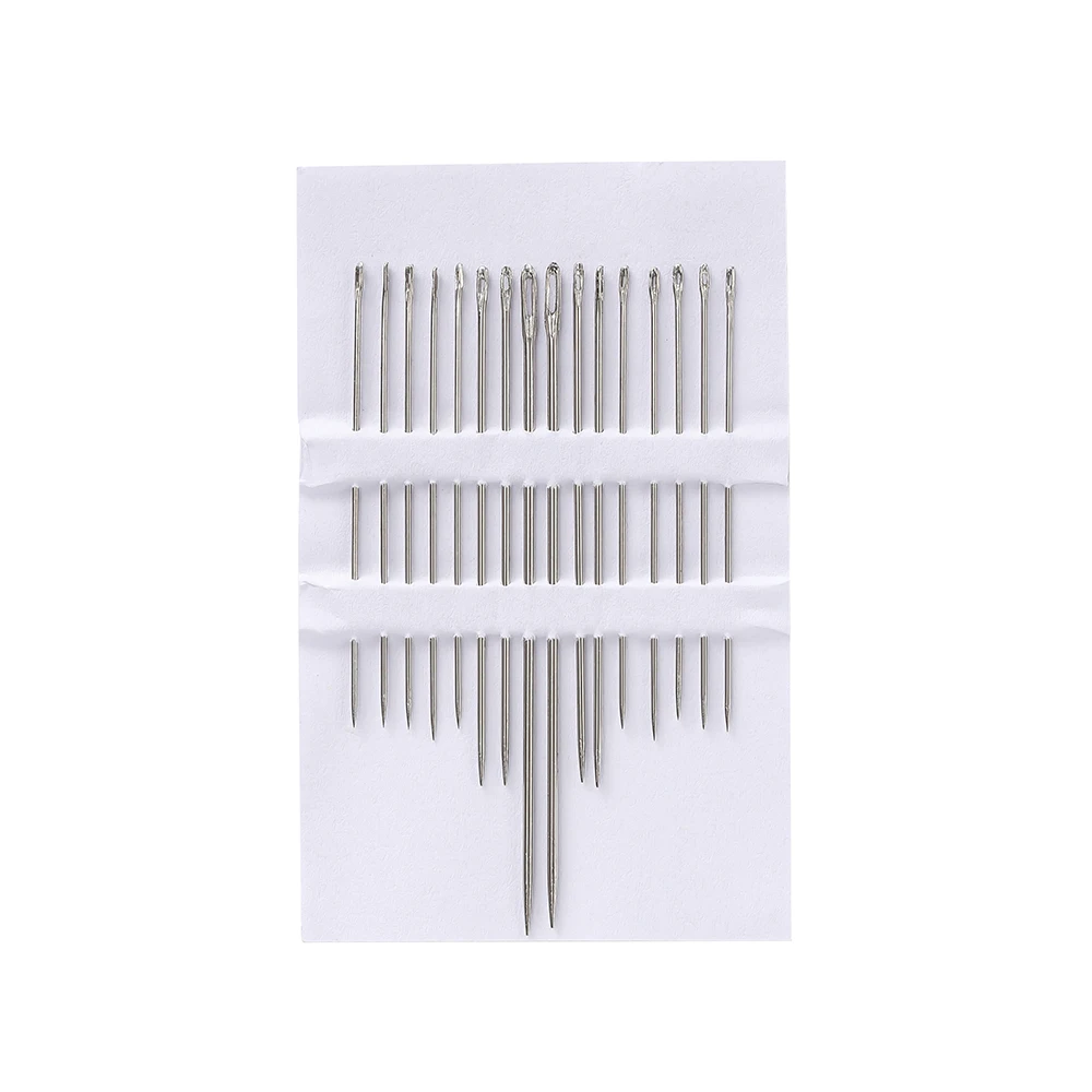 16Pcs/set Side Hole Blind Sewing Needles Elderly Needles Hand Sewing Stitching Pin DIY Home Self Threading Needle image 3