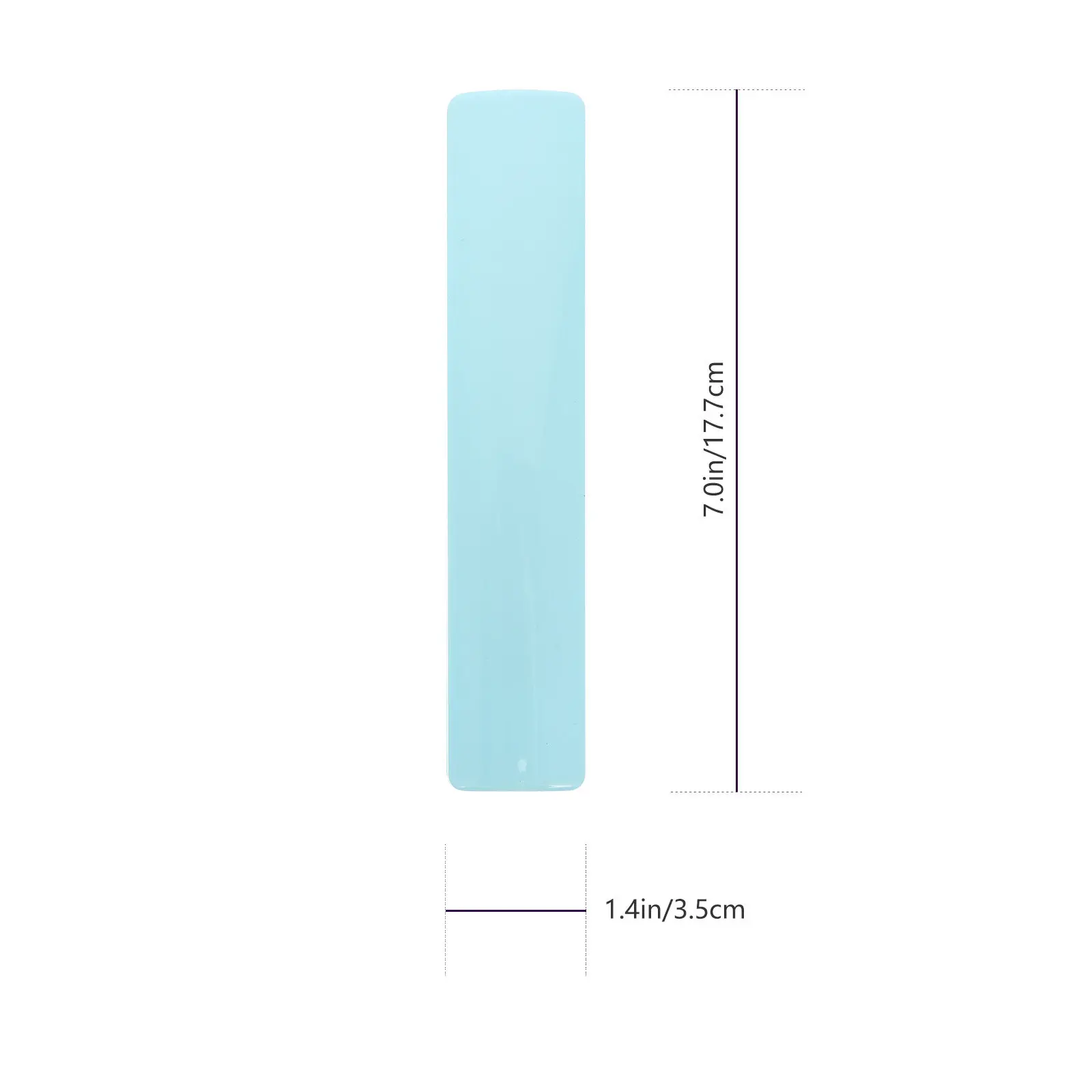 2Pcs Lightweight Portable Plastic Paperweights Sky-Blue Elegant Design for Calligraphy Painting Art Studio Office Desktop Decor
