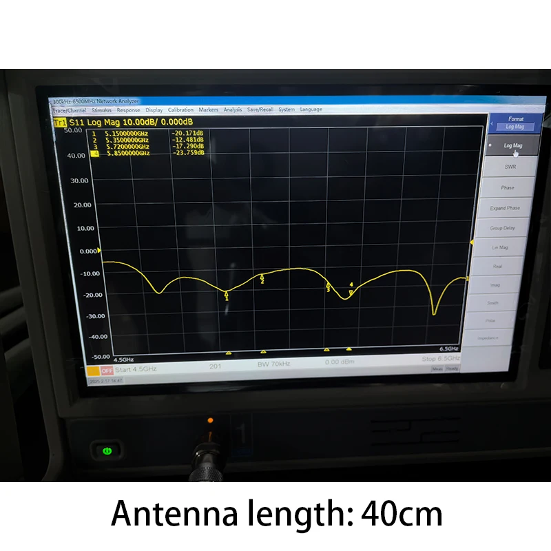 5,8-GHz-Antenne Drahtlose Kommunikation OMNI Glasfaser Wasserdicht N-Stecker 5150-5350MHz 5720-5850MHz Fernbildübertragung – Detail 7