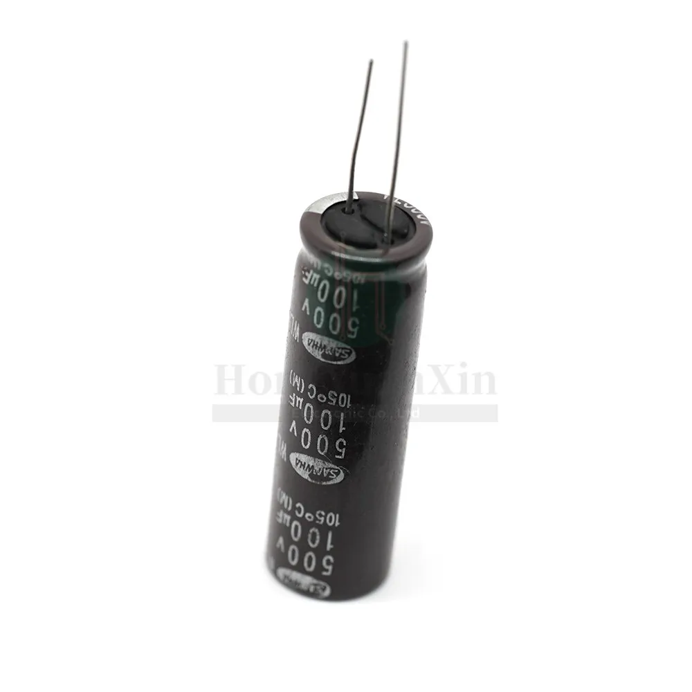 

5PCS/in-line electrolytic capacitor 500V100UF 500V 100UF volume 16X 50 105 degrees new spot