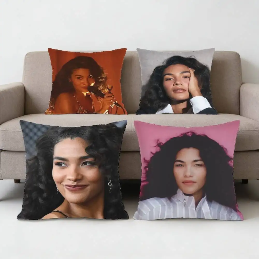 

O-Olivia D-Dean Pillow Case Anti-dustmite Pillowcase Invisible zipper silky short plush Sofa cushion cover