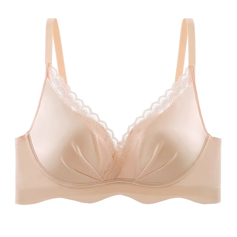 MOYISU Nahtlos Spitzen-BH DE Gr. 70-85 - حمالة صدر مضادة للتغليف دريتلوس فور كلين بريست، حمالة صدر Verstellbarer Herbst Bralette Schlank S-XL #2