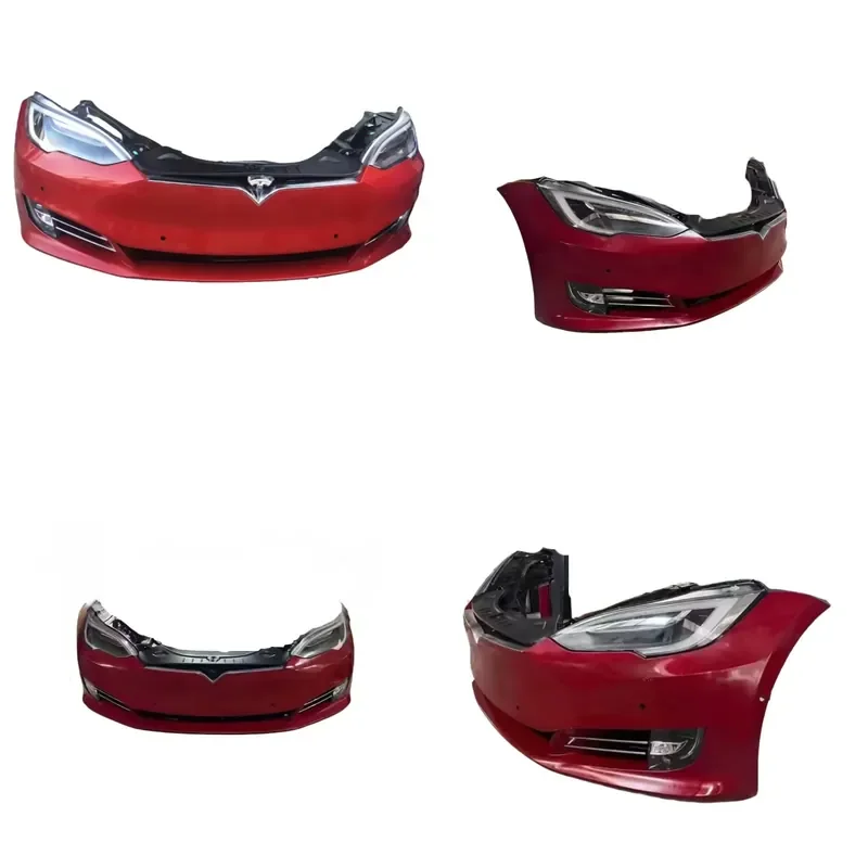High Quality Pre Owned ABS Front Bumper Assembly with Fog Lamps for 2014 2015 Tesla Model S and 2016 2020 Model S Upgrades
