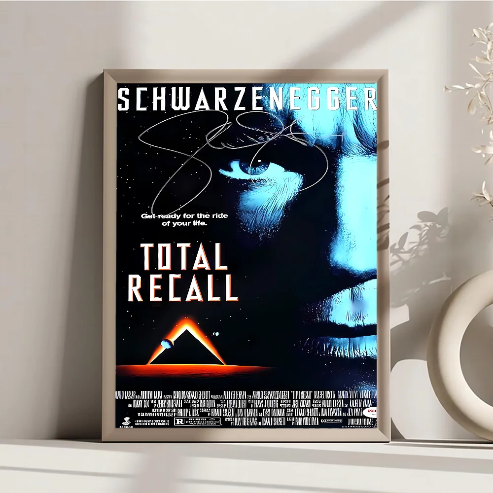 1PC Total Recall Movie Poster Movie Sticky Posters Retro Kraft Paper Sticker DIY Room Bar Cafe Aesthetic Art Wall Painting view 5