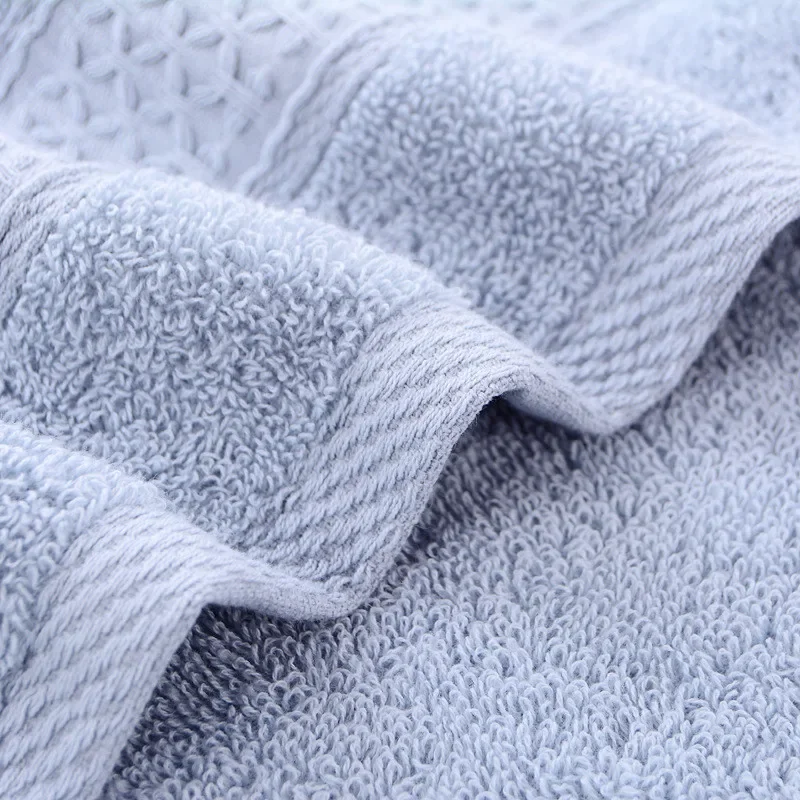 100% cotton face towel absorbent pure hand wash hair shower microfiber towel bathroom family hotel