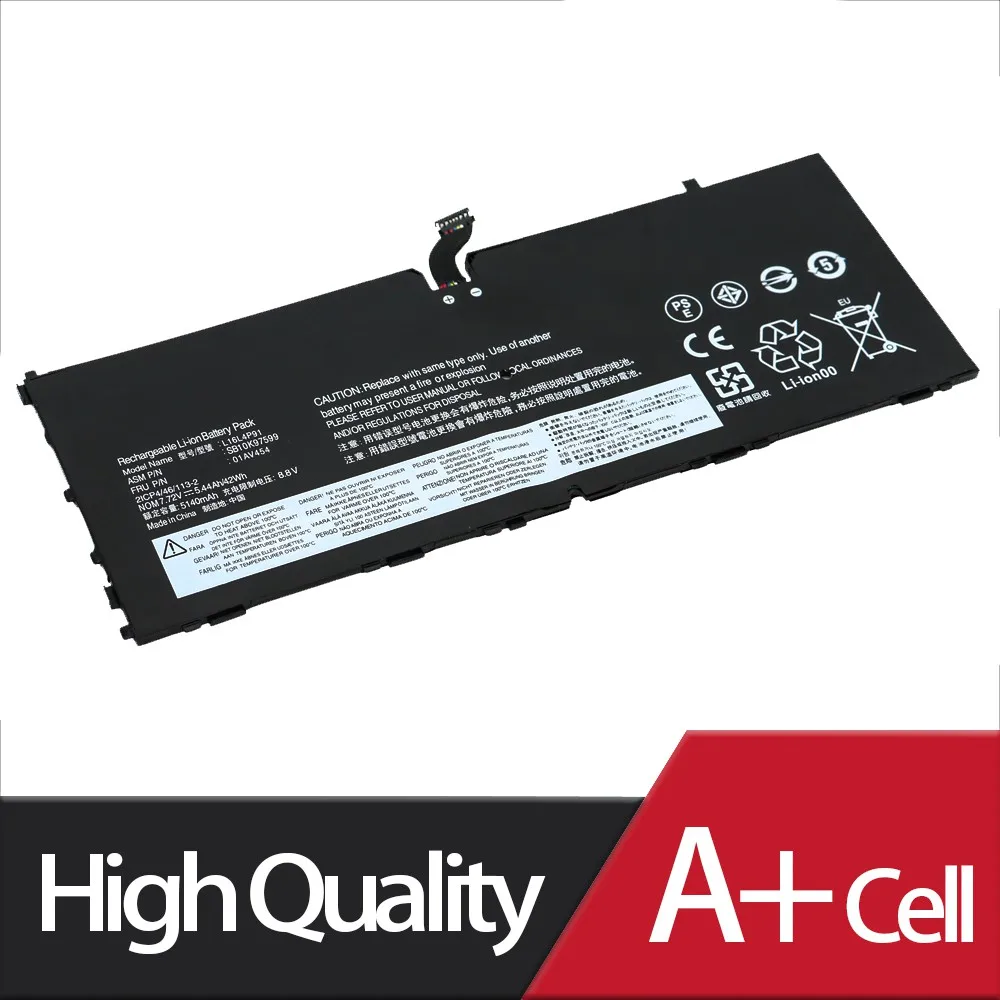 Imagem -02 - Nova L16l4p91 01av454 Bateria do Portátil para Lenovo Thinkpad x1 Tablet Gen Sb10k97599 01av453 L16m4p91 Sb10k97598 Batteria Akku