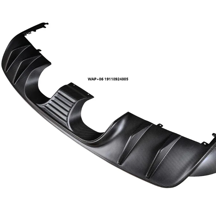 Turbo GT Style Dry Carbon Fiber Rear Diffuser for 9Y0.1 9Y0.2 2018-UP New High Quality Excellent Fitment
