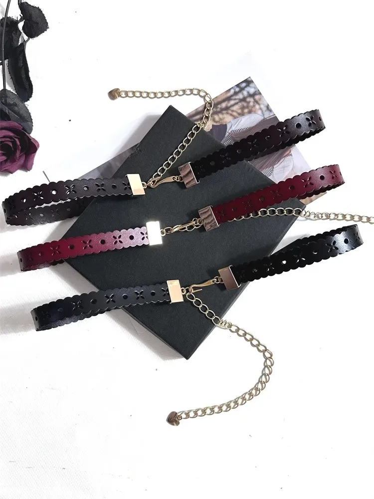 Damski Vintage Ażurowy Pasek do Sukienki z Prawdziwej Skóry z Metalowym Łańcuszkiem, Gorset, Cummerbund, Ozdoba do Paska, Wąski Pasek J1482