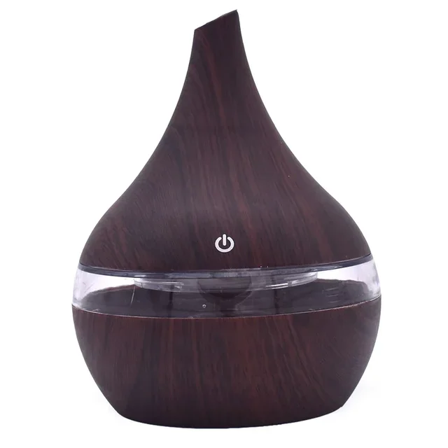 

USB Air Diffuser Wood Ultrasonic Air Humidifier Essential Oil Aromatherapy Cool Maker
