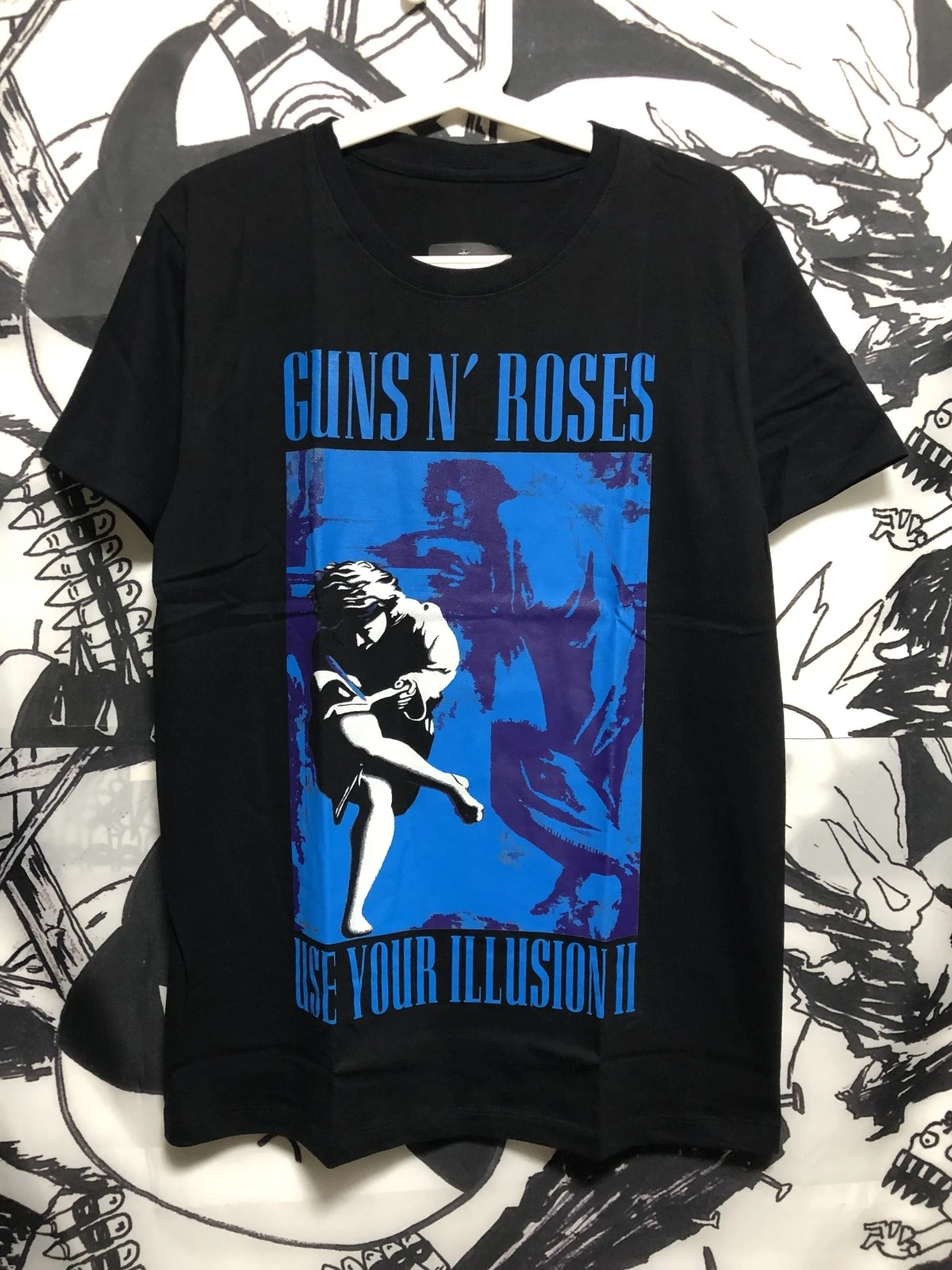 

Thailand Imported Rock Short Sleeve T-Shirt Metal Short-sleeved T-shirt Dark Black Pure Cotton Tee Pure Cotton Dark