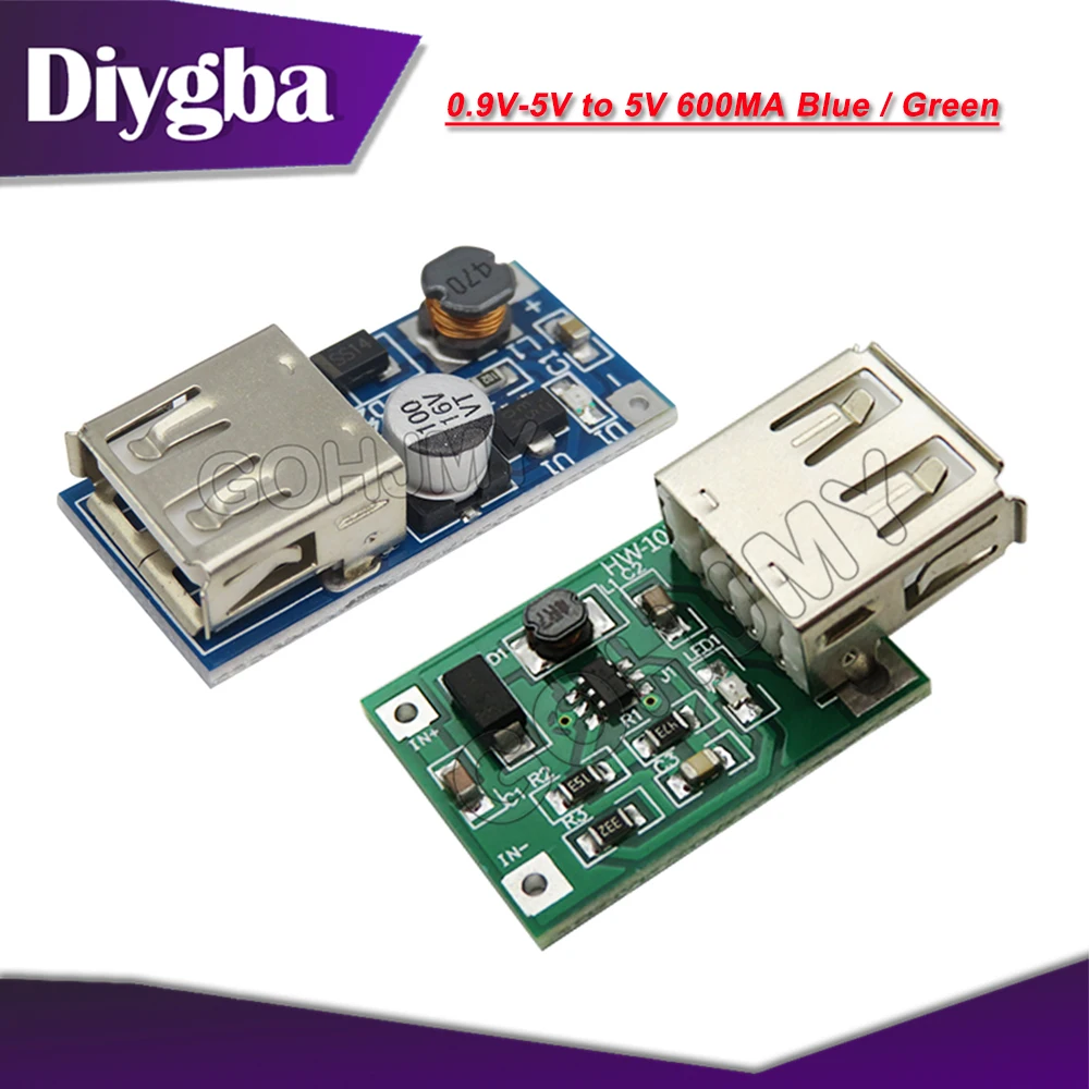 DC-DC boost module (0.9V~5V) up to 5V 600MA USB boost circuit board mobile power boost