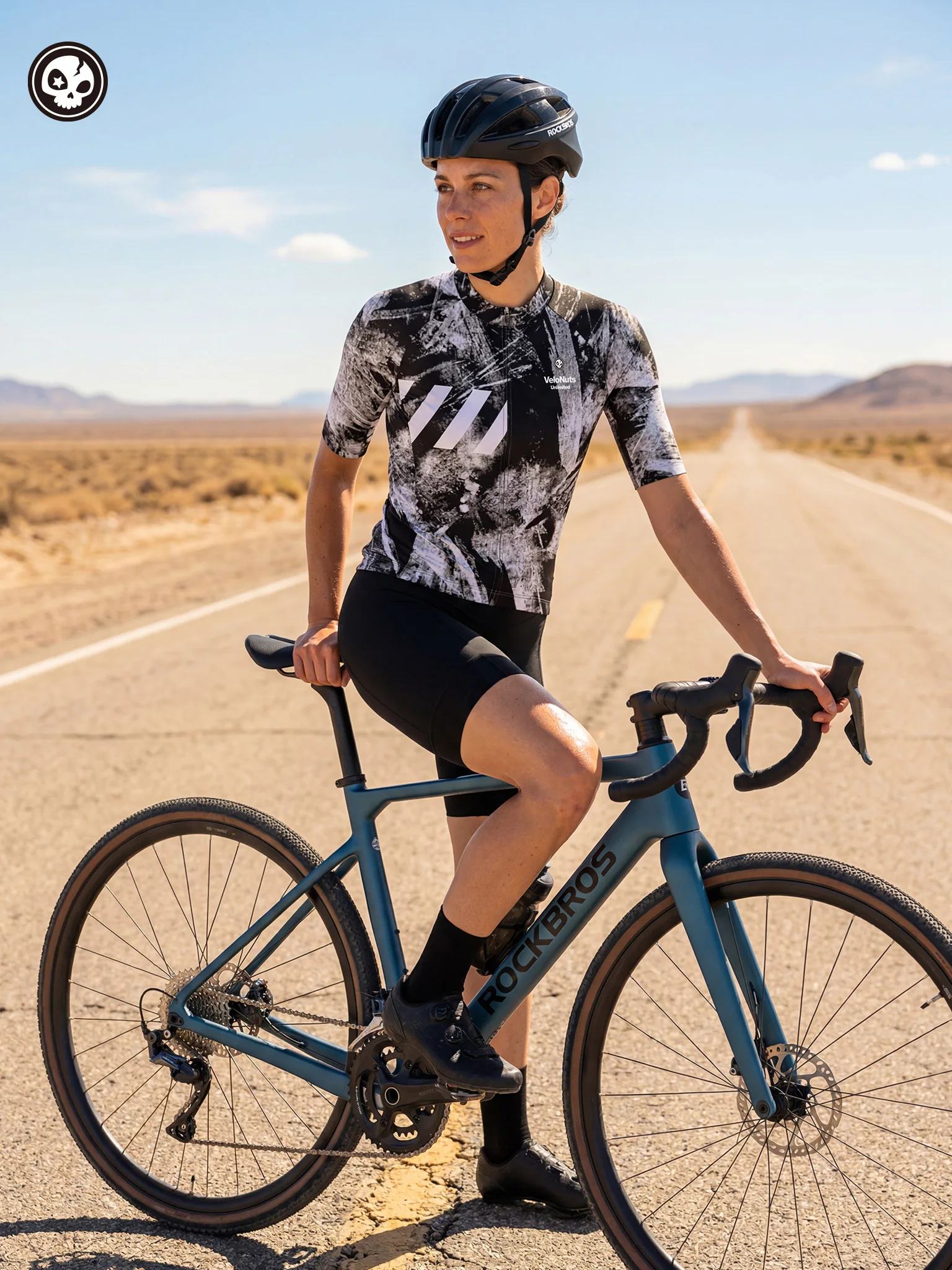VELONUTS Sommer-Radtrikot-Shirt leicht elastisch schnell trocknend atmungsaktiv Kurzarmtrikot Herren- und Damen-Radsportbekleidung