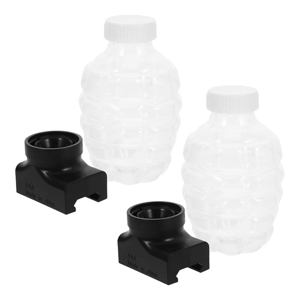 2 Sets Bubble Bottle Bead Subpackage Beads Containers Reusable Storage Bottles Plastic Display ABS、PE