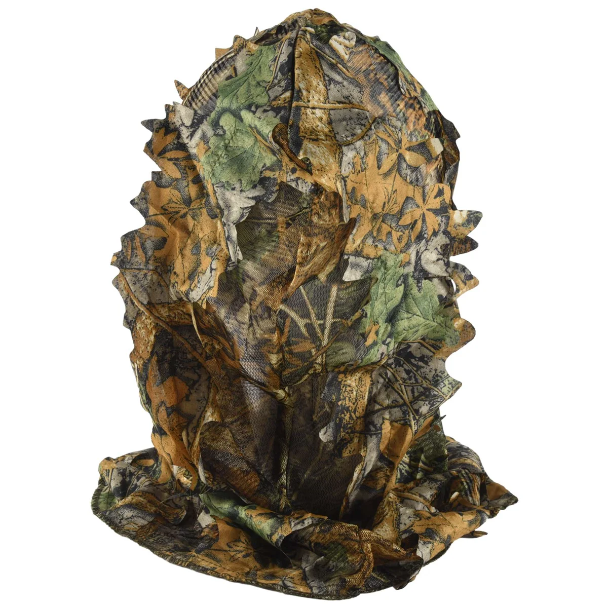 RIRI Camouflage Hunting Leafy 3D Face Mask Hood Outdoor Hunting Fishing Headgear Camo Hat