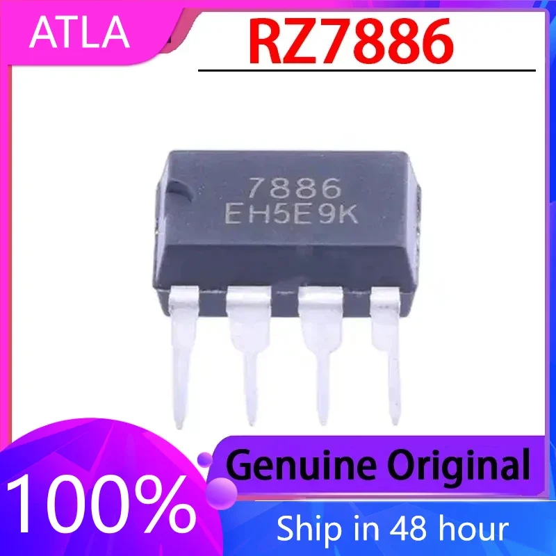 

2PCS New 7886 RZ7886 Inline DIP8 High Current Motor Driver Chip Can Reach 13A